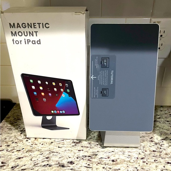Magnetic iPad mount